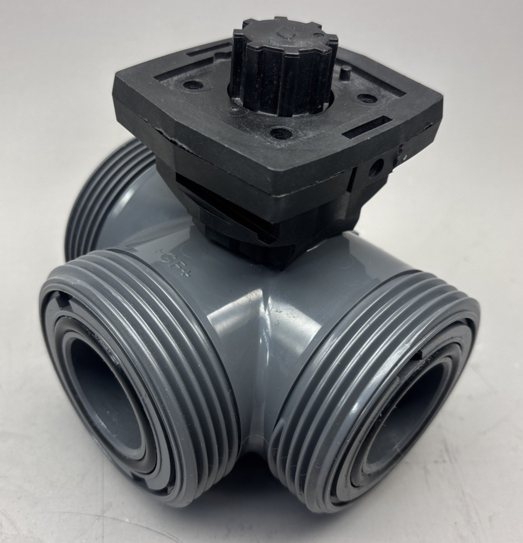 Georg Fischer +GF+ 3-Way Ball Valve DN40 PVC-U EPDM Typ 543 PN10 230300