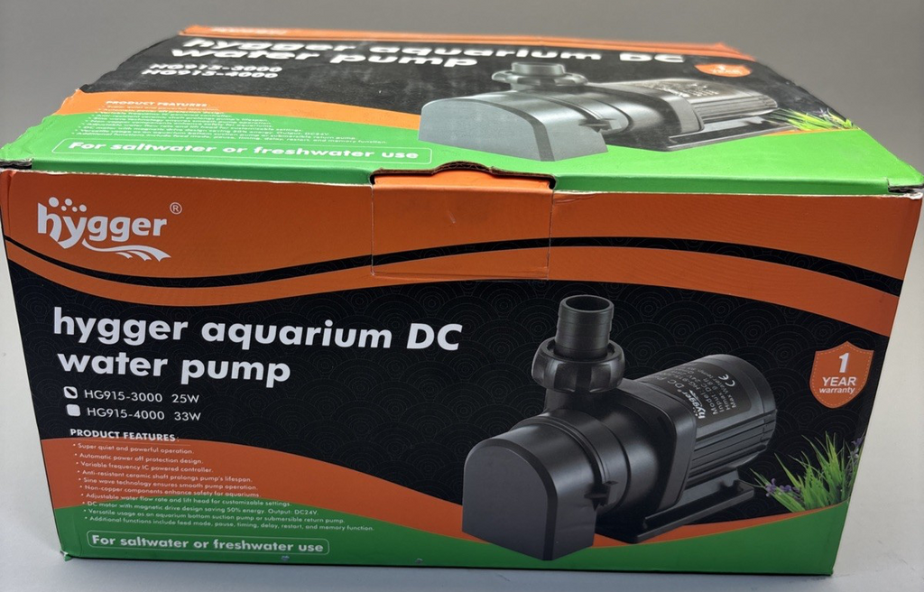 Hygger HG-915-3000 Aquarium Water Pump (Brand New Open Box Item)