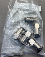 NITRA MS12-14N Male Straight Pneumatic Fitting 1/2" Tube x 1/4" NPT Thread