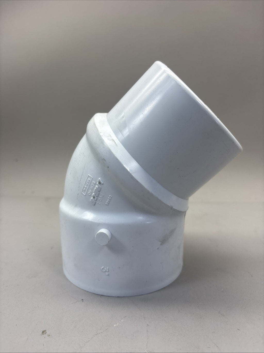 Lot of 7 Lasco 3” Schedule 40 PVC 45 Degree Elbow D-2466