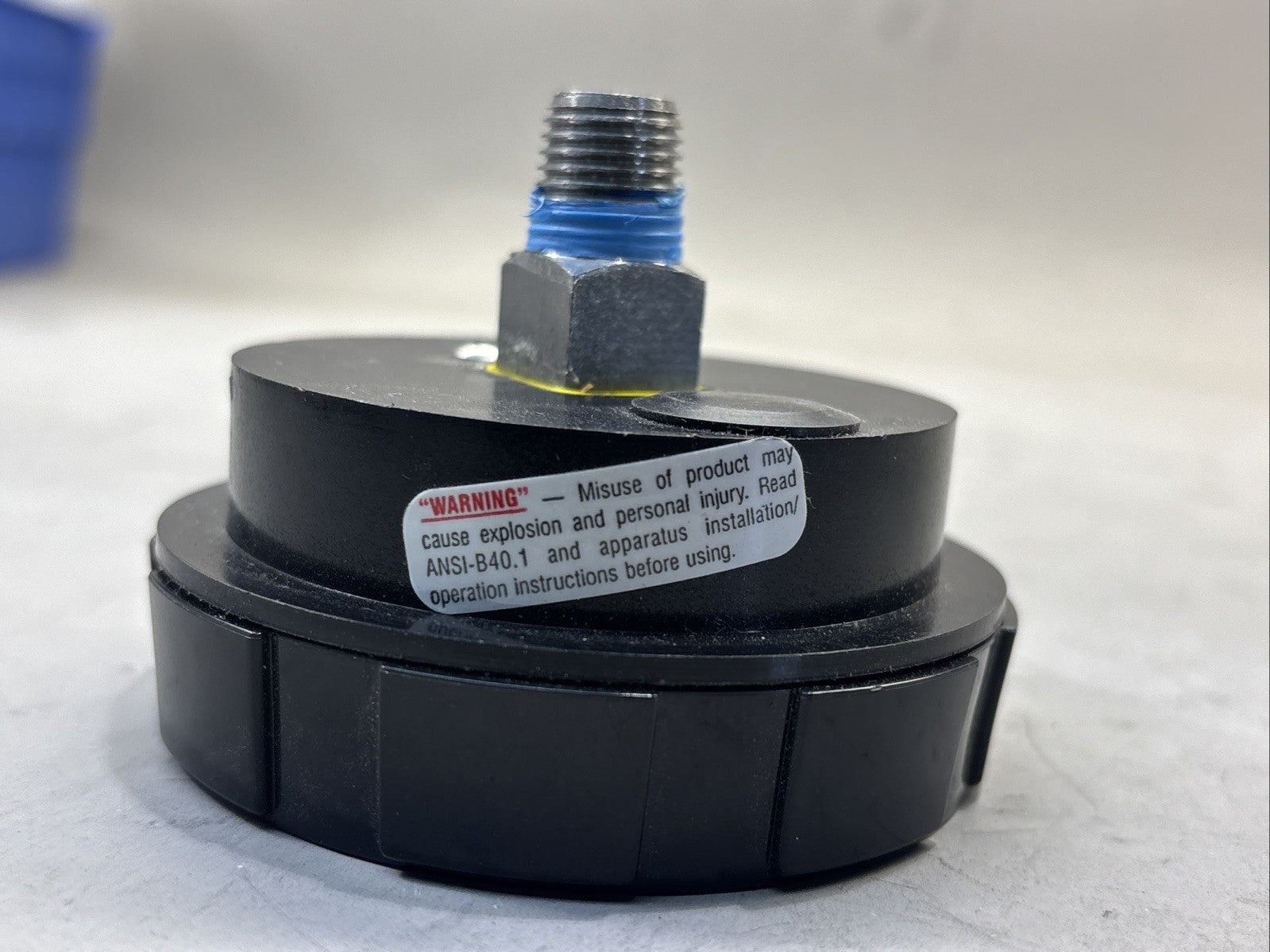 Span Industrial Pressure Gauge 200 psi to 0 psi, 2 1/2 in Dial, 1/4 in NPT Male