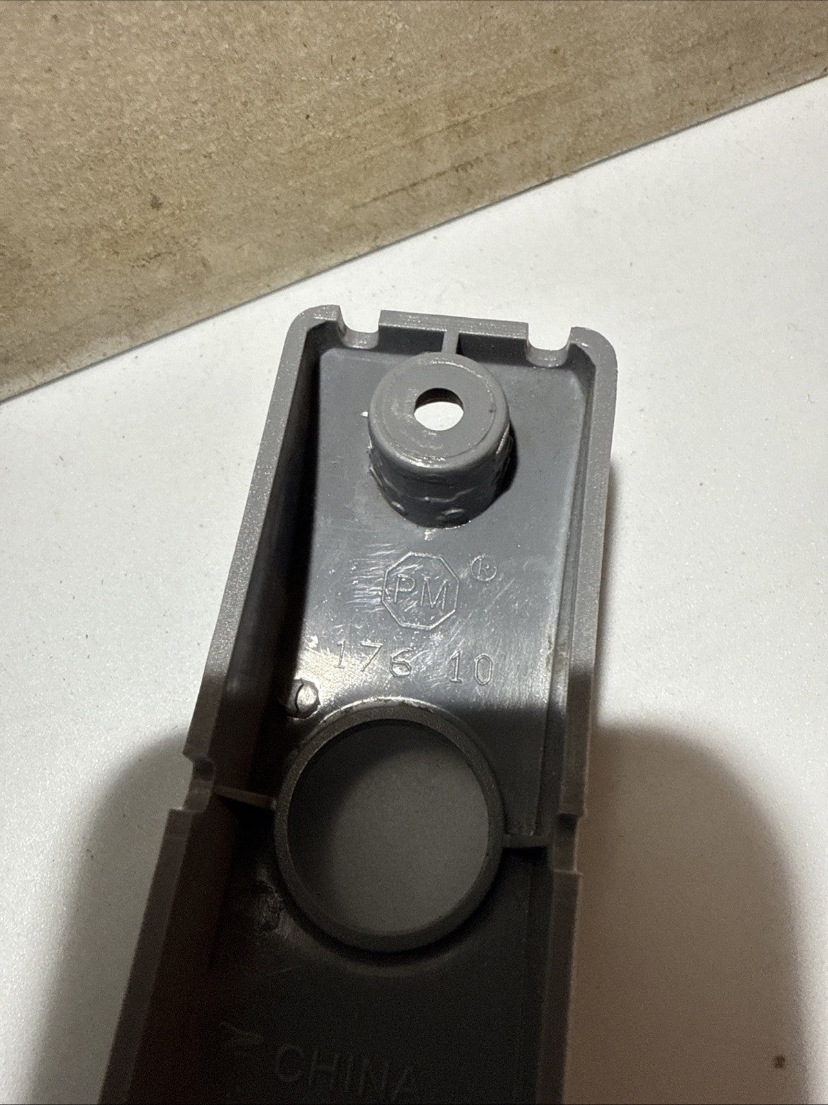 Peterson B176-10 Gray Polymer Side Marker Surface Mount Braket For Flat Surface