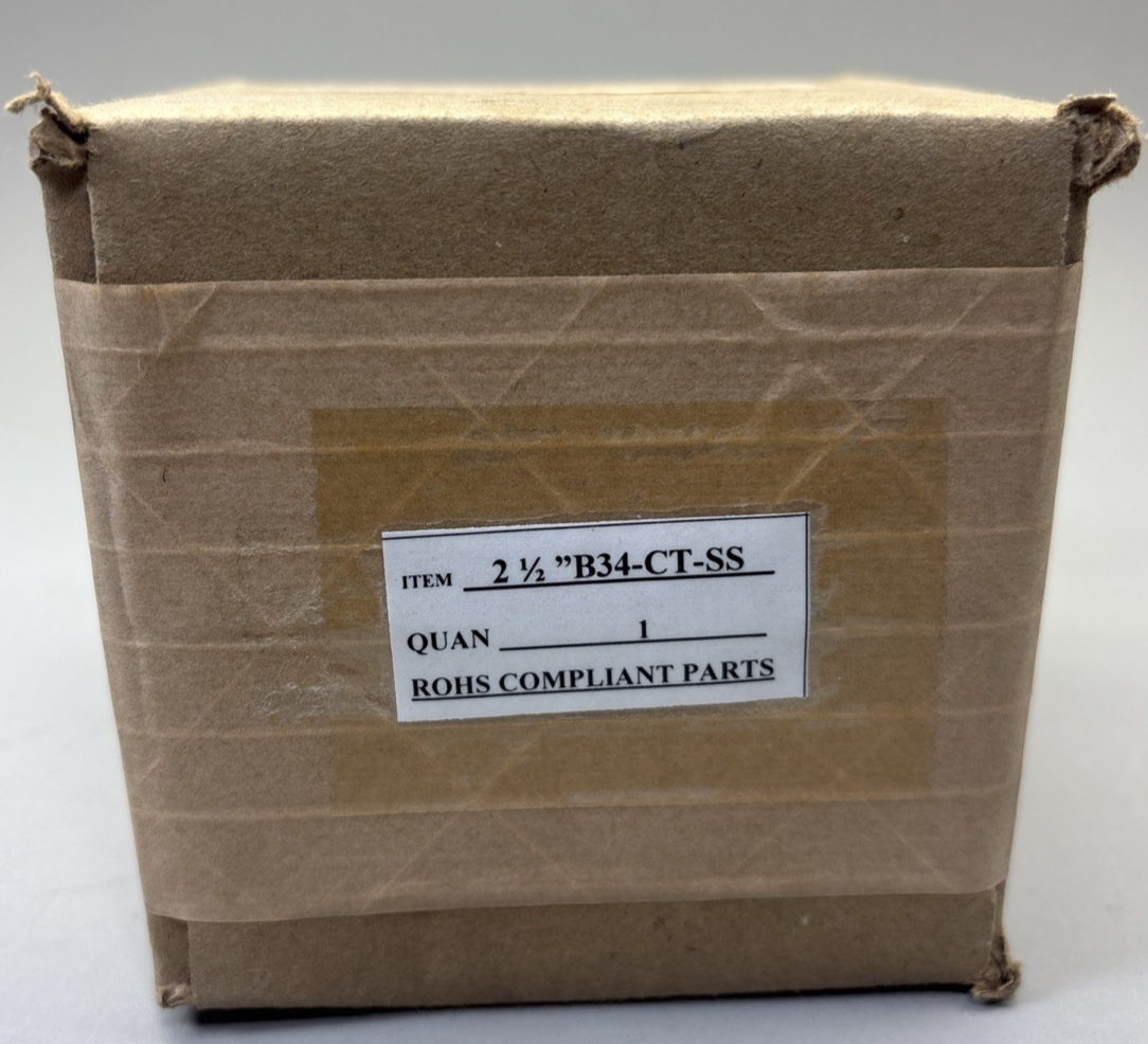 MEM-CO 2" B34-CT-SS Stainless Hose Barb X Male Thread Pipe Fitting New ROHS