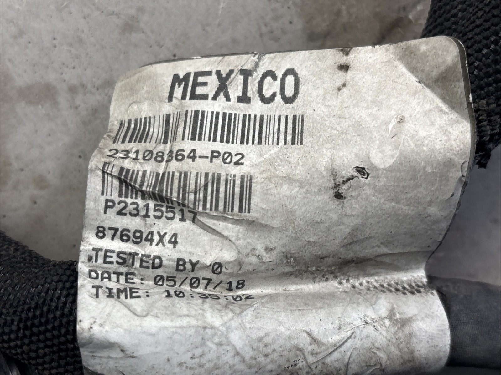 Replaces 23108364-P02 2018 VOLVO ATO2612F