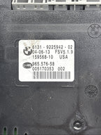 07-13 BMW E70 X5 FRONT OVERHEAD SWITCH UNIT ROOF DOME MAP LIGHT PANEL OEM 032224