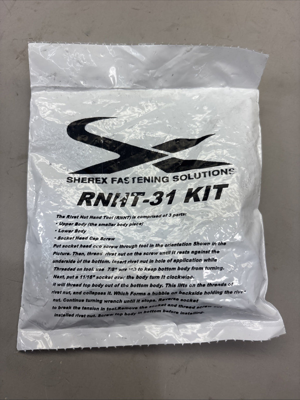 Hand Tool, 5/16-18, 5/16-24, 2.50In, Rnht, Rnht-31 Kit