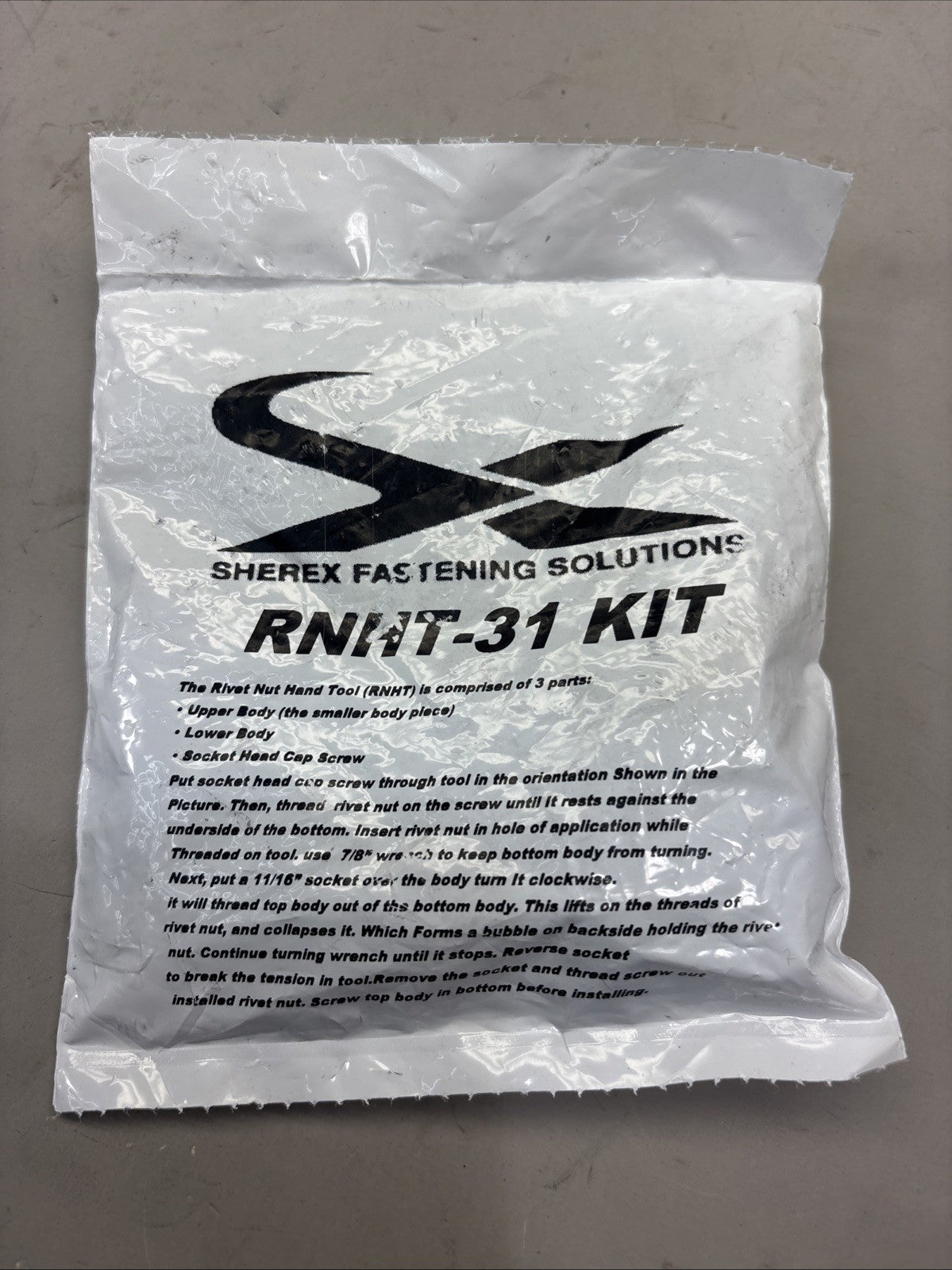 Hand Tool, 5/16-18, 5/16-24, 2.50In, Rnht, Rnht-31 Kit