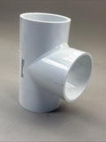 LOT of 6 LASCO 2in PVC Tee Fitting, Slip Socket Tee, Sch 40 401-020