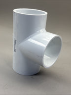 LOT of 6 LASCO 2in PVC Tee Fitting, Slip Socket Tee, Sch 40 401-020