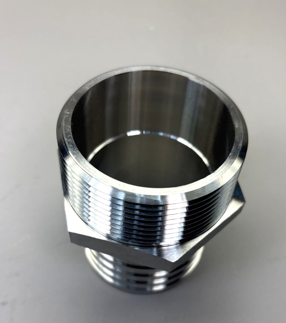 MEM-CO 2" B34-CT-SS Stainless Hose Barb X Male Thread Pipe Fitting New ROHS