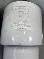 LOT of 9 - SPEARS 442-020 2" PVC 2"2-1/2" ST ELL SPIGXSOC S