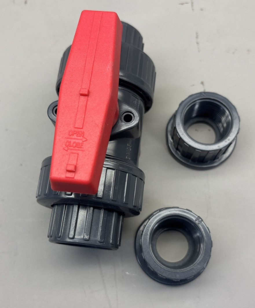 Manual 2 Way Ball Valve PN10 DN25 Thread and Socket ENDS