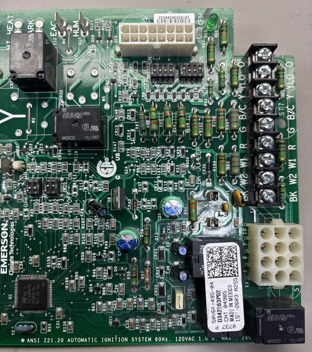 Emerson Control Board 50V64-495-04 D342263P02 157-2603