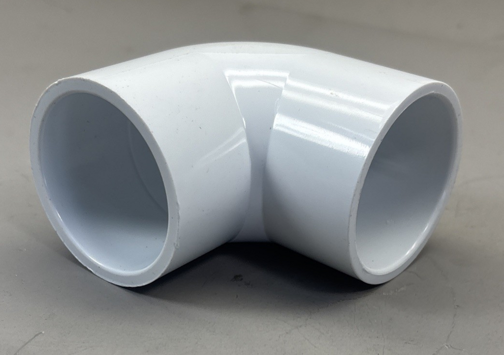 LOT of 10 - LASCO Schedule  1-1/2 in. Slip PVC 90 Degree Elbow Pipe Fitting