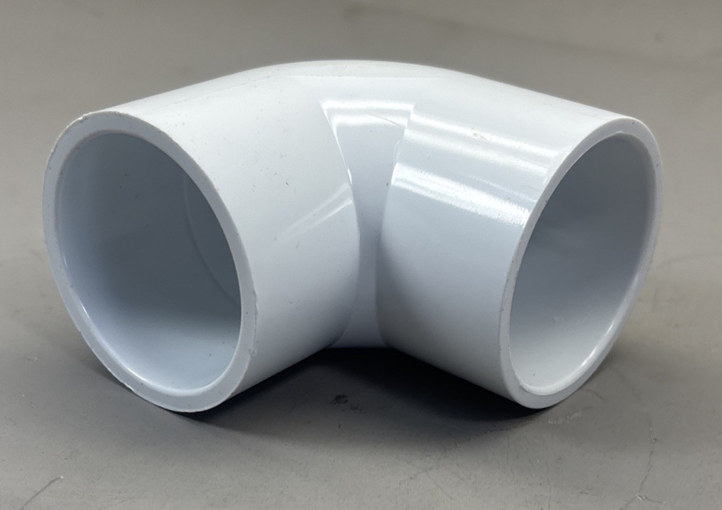 LOT of 10 - LASCO Schedule  1-1/2 in. Slip PVC 90 Degree Elbow Pipe Fitting