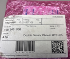 +GF+ Georg Fisher Double Sensor Click-In M12 NPN 198 546 006