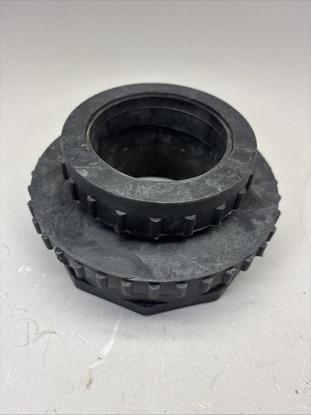 Polypropylene Bulkhead Tank Fitting, 3" ( 3 Pack )