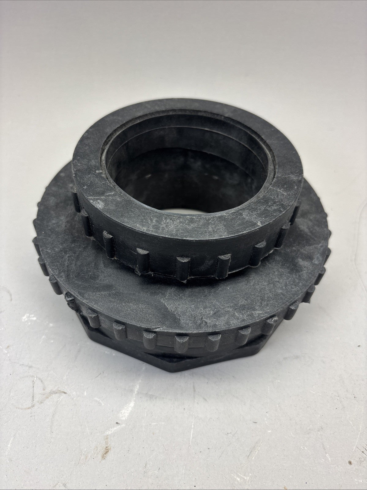 Polypropylene Bulkhead Tank Fitting, 3" ( 3 Pack )