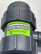 NEW Green Leaf 1” NPT EDPM O-rings 125 PSI Max Polypropylene Ball Valve TU100EL