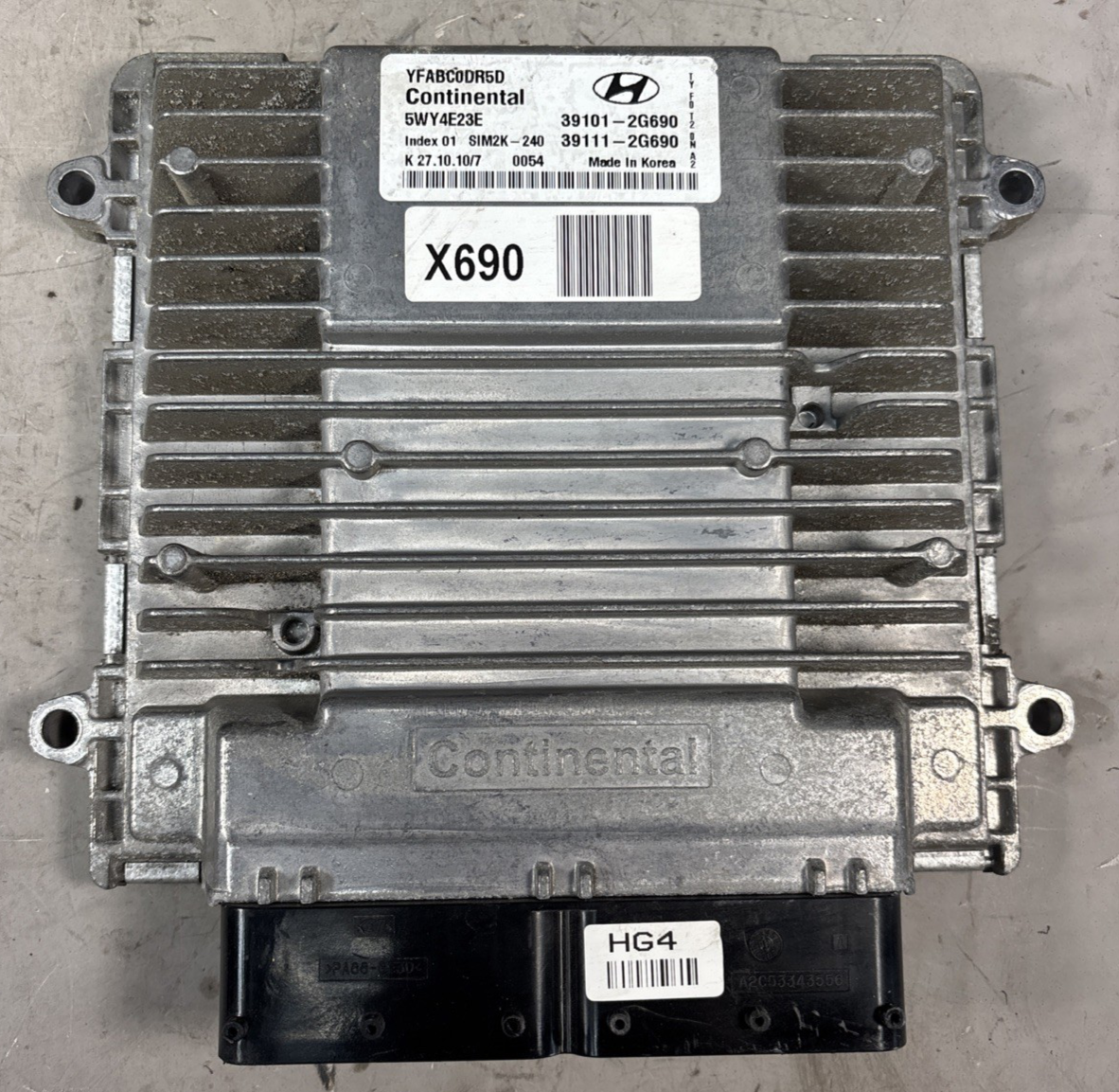 2011 2014 Hyundai Sonata 2.0L 39101-2G690 Engine Control Module Unit Ecm