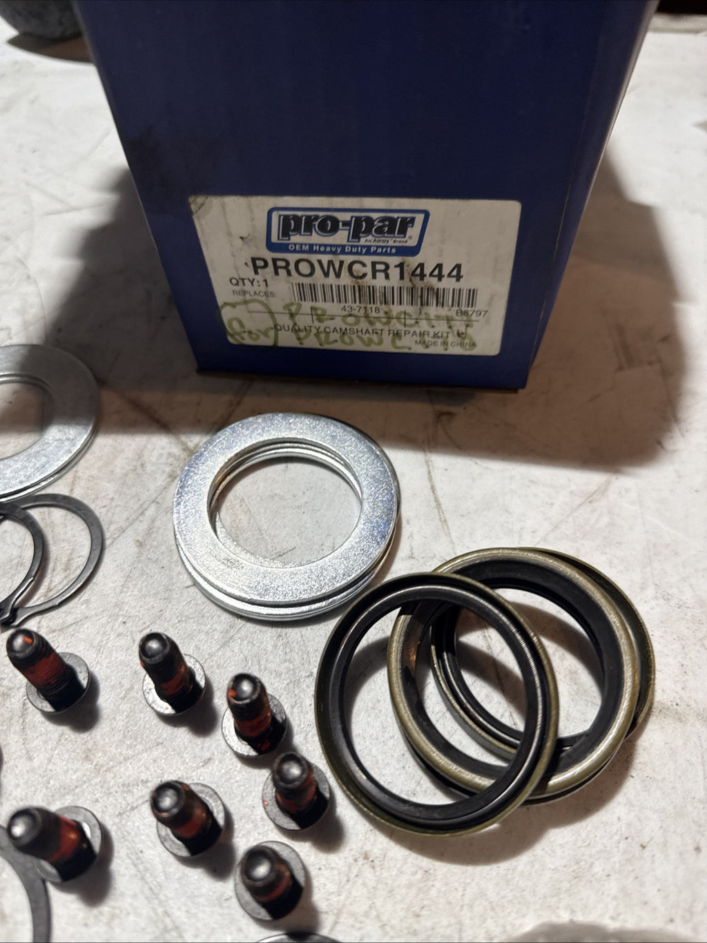 New Genuine Pro-Par PROWCR1442 Camshaft Repair Kit