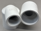 Lot of 2 Spears 1-1/2"x 1" SP x Slip 90° Degree Elbow Schedule 40 PVC D2466