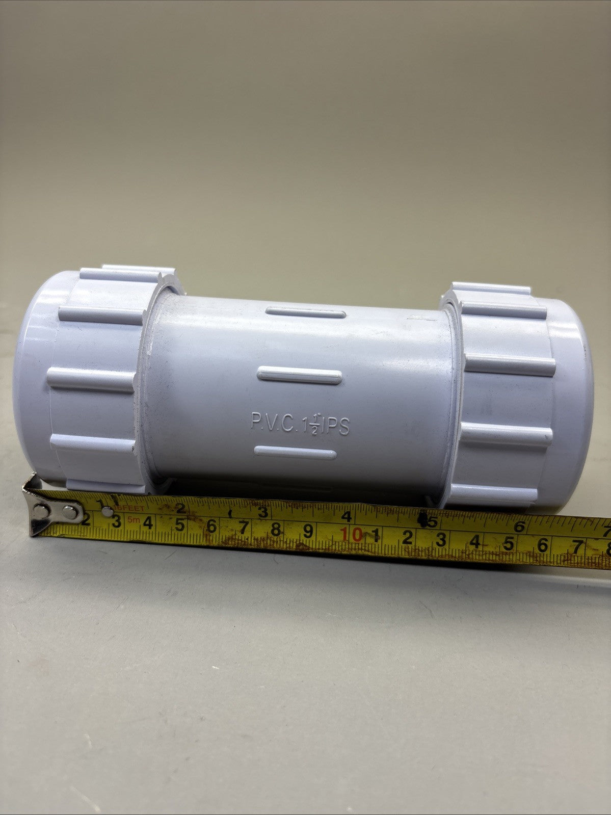 Everflow 1 1/2" IPS White PVC Compression Coupling