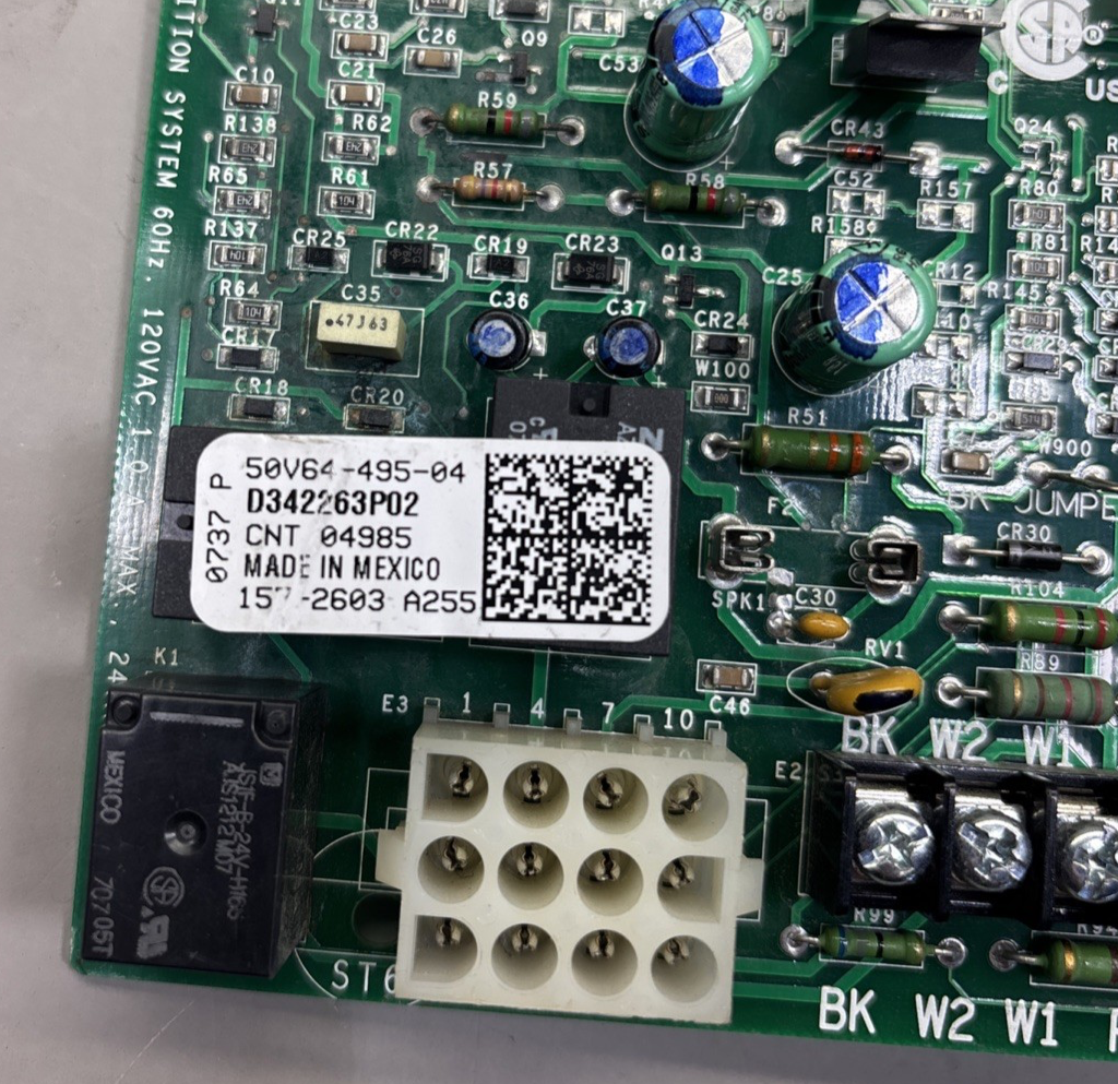 Emerson Control Board 50V64-495-04 D342263P02 157-2603