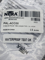 PACK of 3 NITRA PAL-ACC05 D-SUB 25 PIN 90 IP65 8.2ft