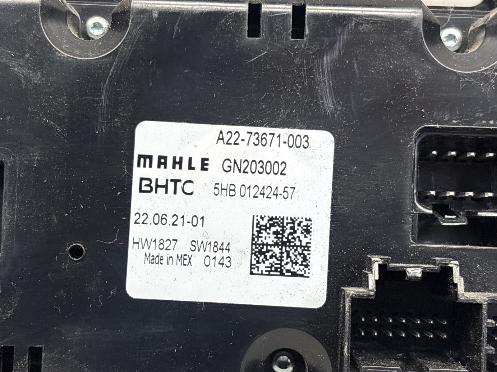 A22-73671-003 Genuine Freightliner® Temperature Control - Hvac