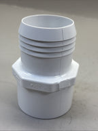 LOT of 5 - 2" 460-020 PVC Hose Pipe Fitting Adapter Barbed Spigot Connection