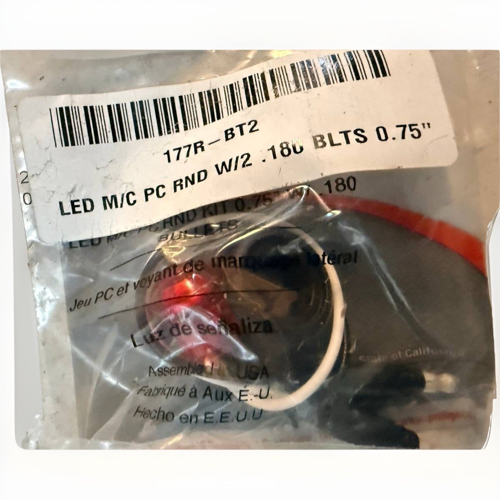 NEW Peterson PET-M177R-BT2 Red Piranha LED Clearance & Side Marker Light