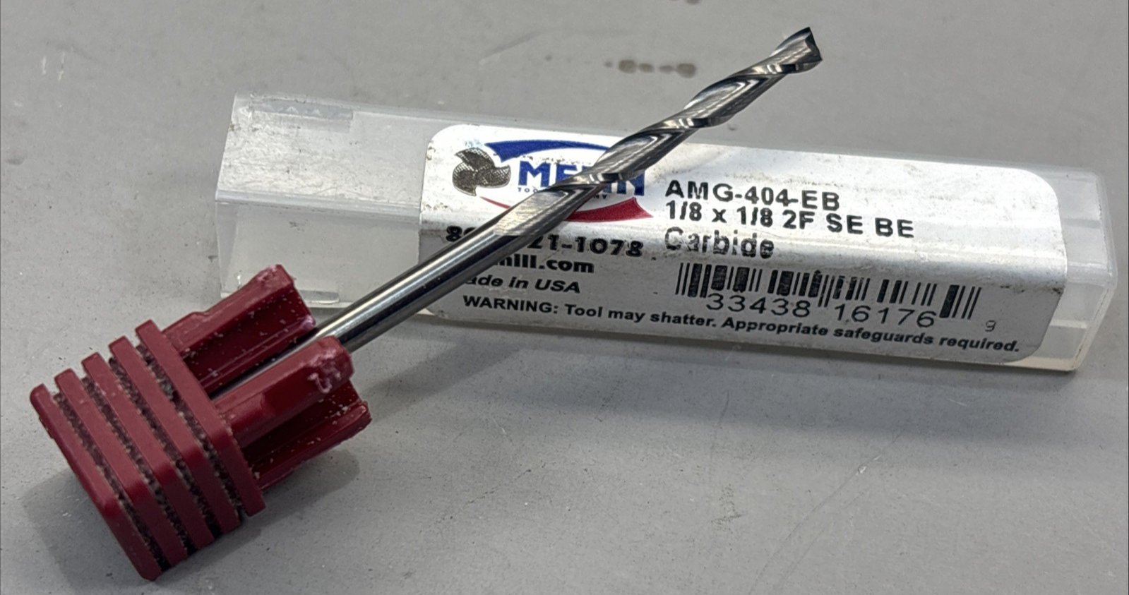Melin Tool AMG-404 EB 1/8 x 1/8 2 Flute SE BE Carbide