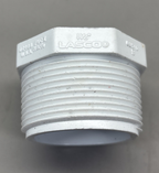 LOT of 8 - LASCO Threaded plug - cap 1 1/2" Hexagon