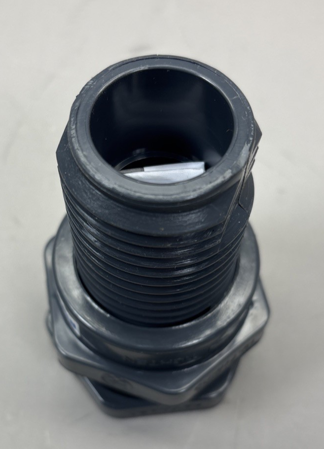Hayward 3/4" PVC Socket x Socket Bulkhead Fitting BFA1007SES; NEW