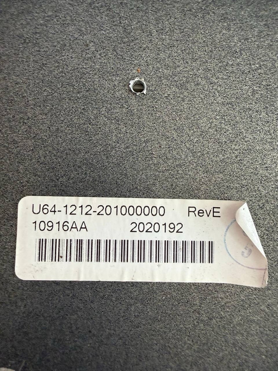 2021cKenworth T680 Sleeper Control Panel Assembly P/N U64-1212-201000000