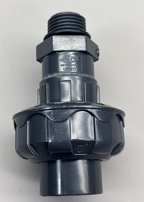 4PACK SLG UPVC Valve Pipe Fittings 1/2" DN15 150 PSI 20 mm Male adapter PN16