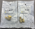 SET OF 2 - 1/4" Parker VSDCR601-4 Drain Cock Male NPT Threaded Brass