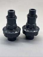 2PACK SLG UPVC Valve Pipe Fittings 1/2" DN15 150 PSI 20 mm Male adapter PN25