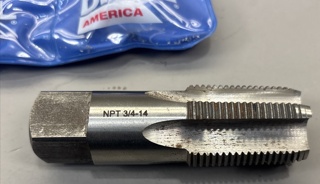 Drill America 1/8 1/4 3/8 1/2 3/4  NPT Pipe Tap NEW BIN FREE SHIPPING
