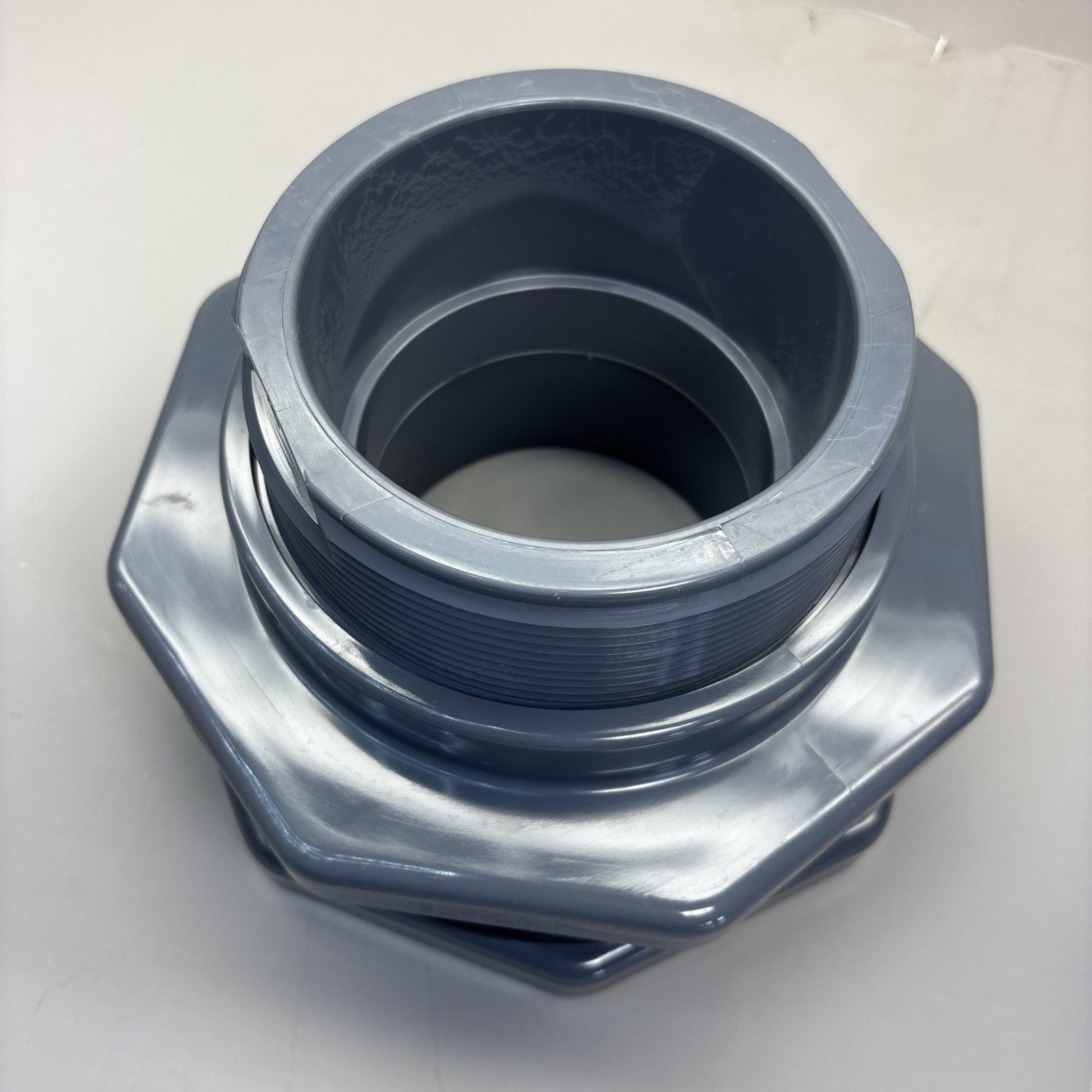 4" Hayward Products PVC Bulkhead Fitting BFA1040SES  Socket FKM Gasket USA