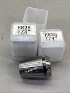 Lot of 2 – ER25 – 4–3 Marked Spring Collet – CNC Milling Lathe
