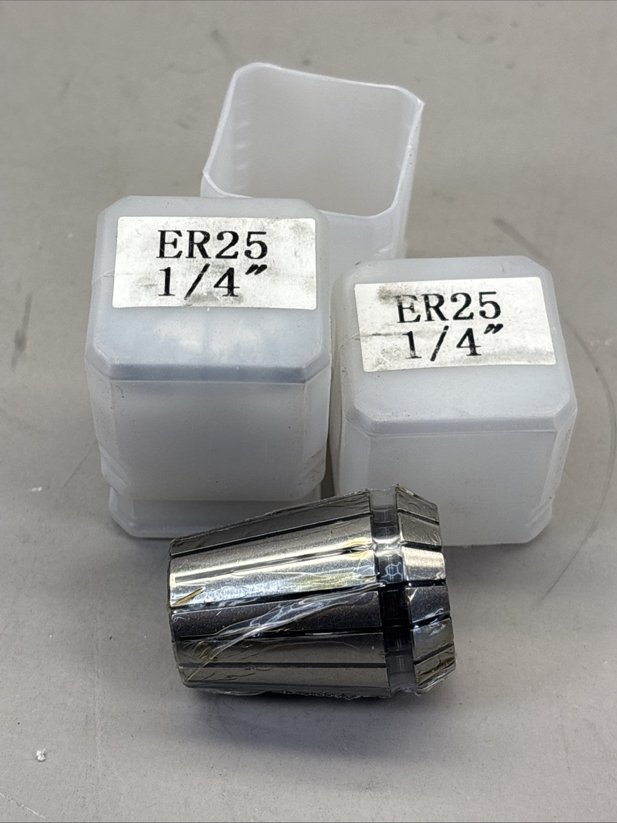 Lot of 2 – ER25 – 4–3 Marked Spring Collet – CNC Milling Lathe