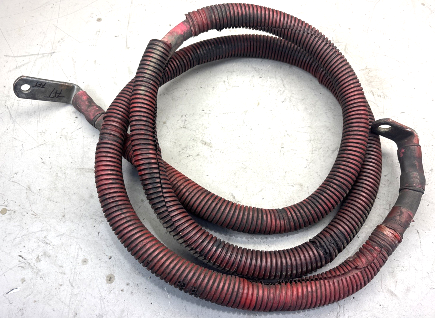 FREIGHTLINER CASCADIA 126 BATTERY POSITIVE GROUND WIRE CABLE  84 inch OEM 7ft