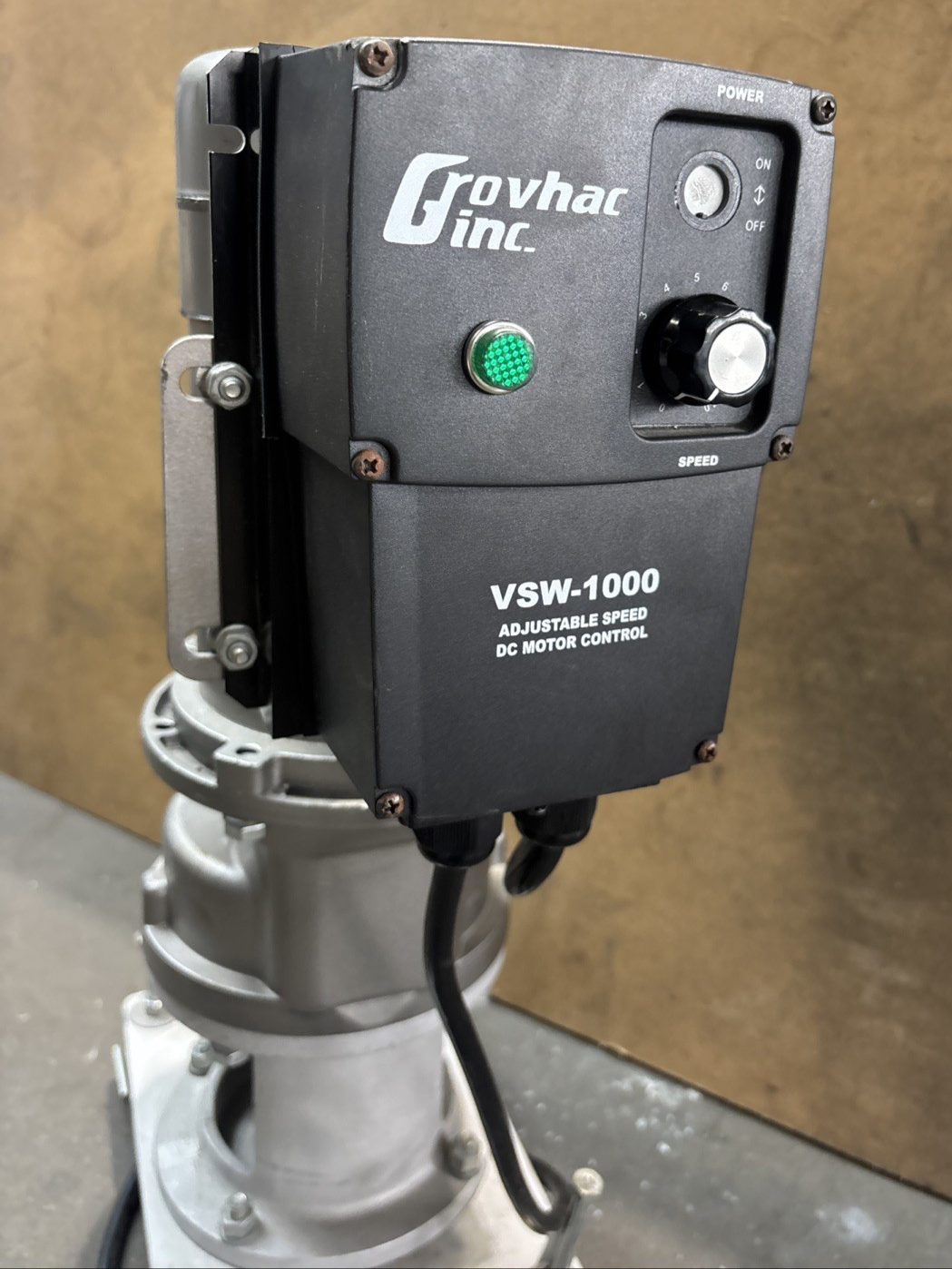 Leeson 098004.00 Electric Motor 90 Volt DC 1800 Rpm 1/3 Hp Grovhac VSW-1000 DC