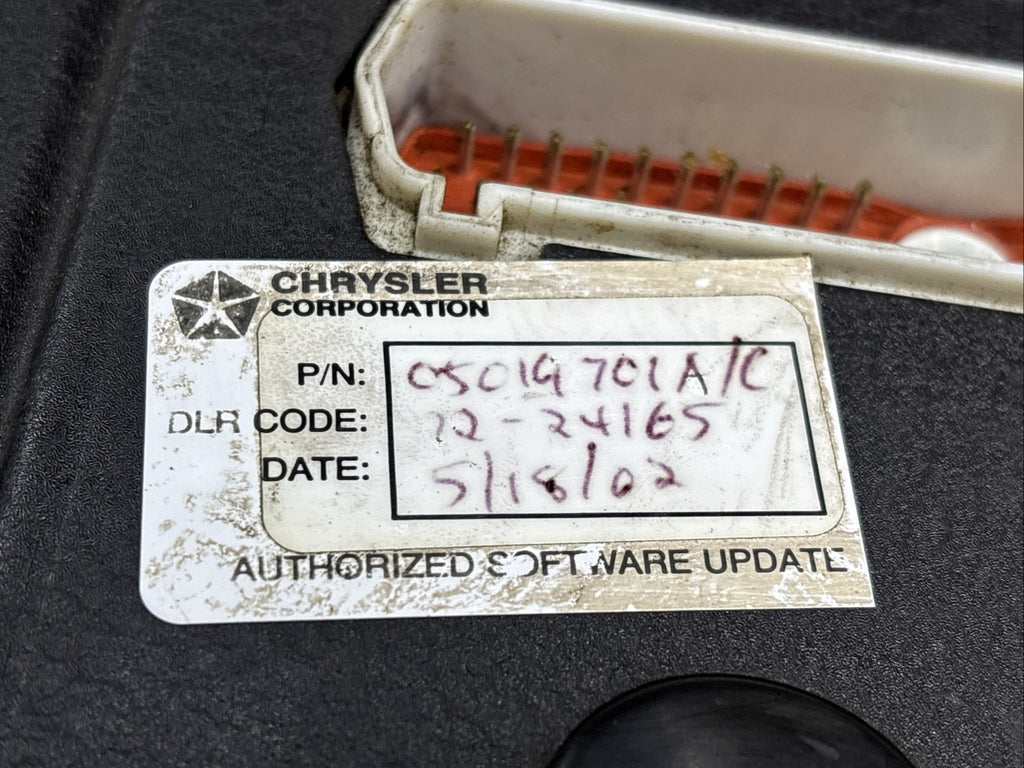 P56041504AG TCM transmission computer 2001 Jeep Grand Cherokee