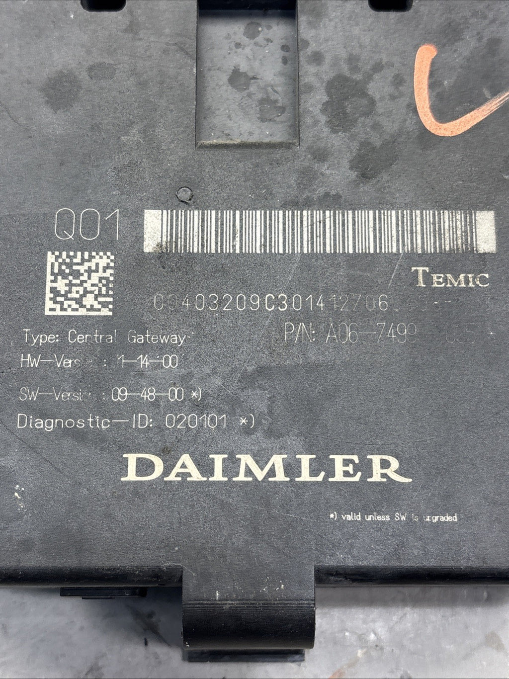 FREIGHTLINER Chassis Electronic Control Module A06-74995-005