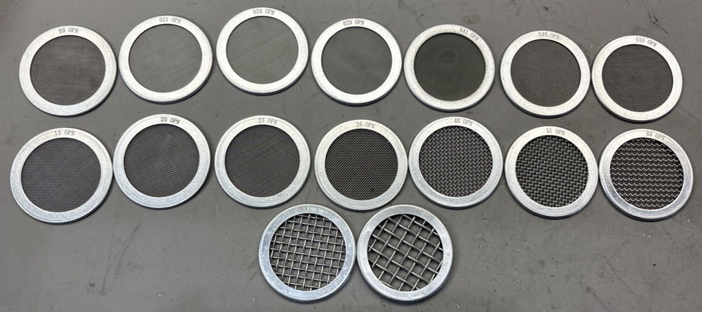 Sintered Mesh Filter Plate 316L - Different micron rating.