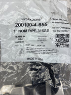SET OF 2 - Hydra-Zorb 1" Nom Pipe Cushion Clamp 200100-4-655