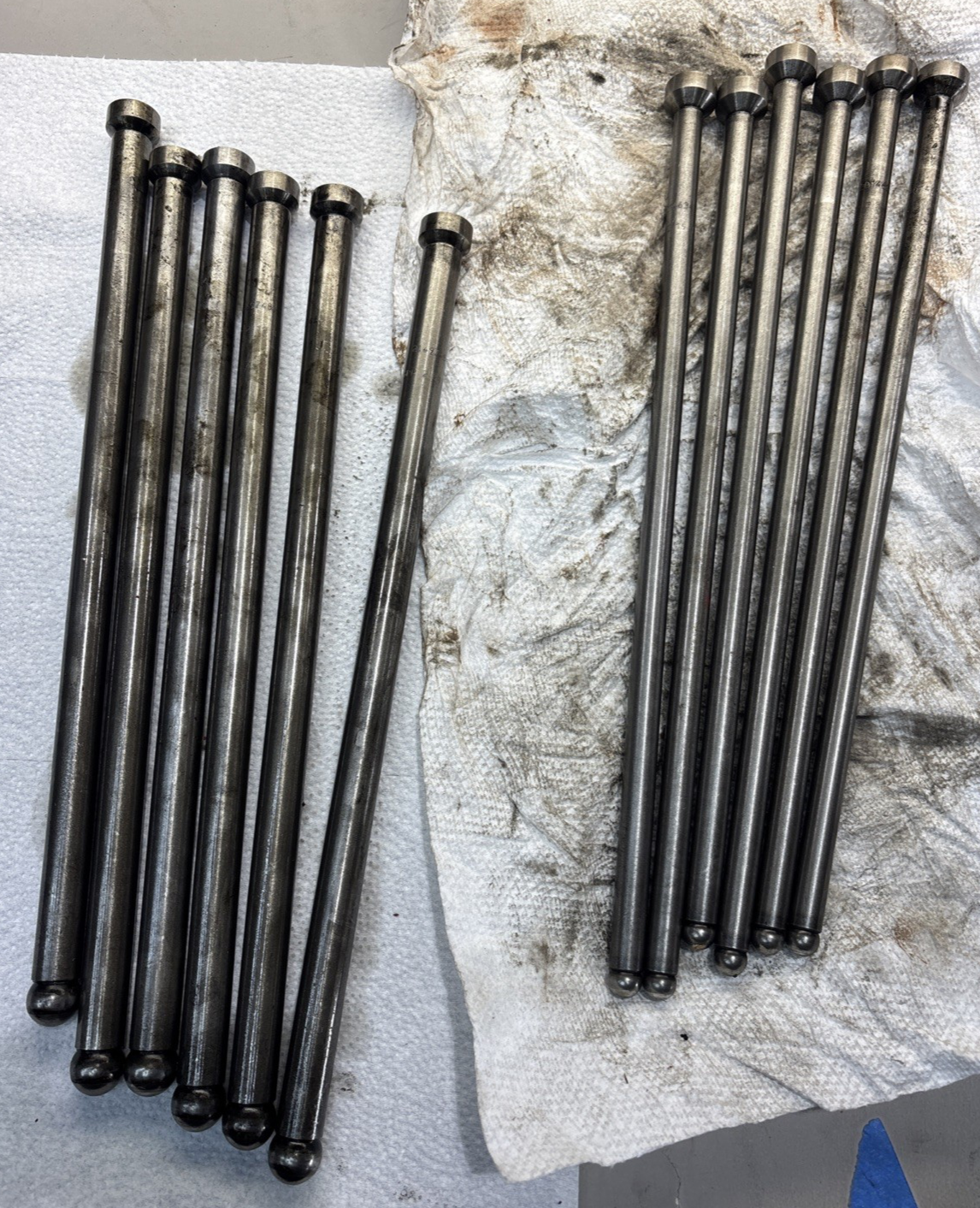 SET OF 12 - PACCAR ROD TAPPET INLET PUSH ROD 2014634 / 2149748